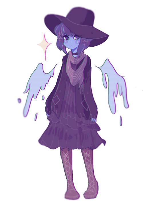 mushroomcannibalism:being a water witch and all, i thought lapis would look super cute in dark mori!