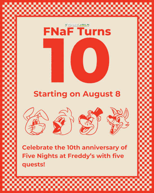 Game Jolt Is Holding A FNaF Turns 10 Event On August 8, 2024!