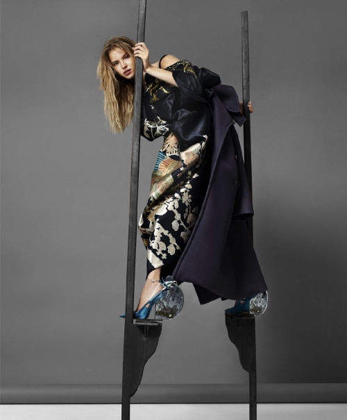 photographicpictures:  Sasha Luss by Jean-Baptiste Mondino - Valentino &amp; Maison Margiela Hau