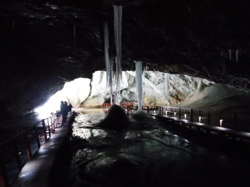 Scărișoara Ice Cave, Apuseni Mountains / Romania.