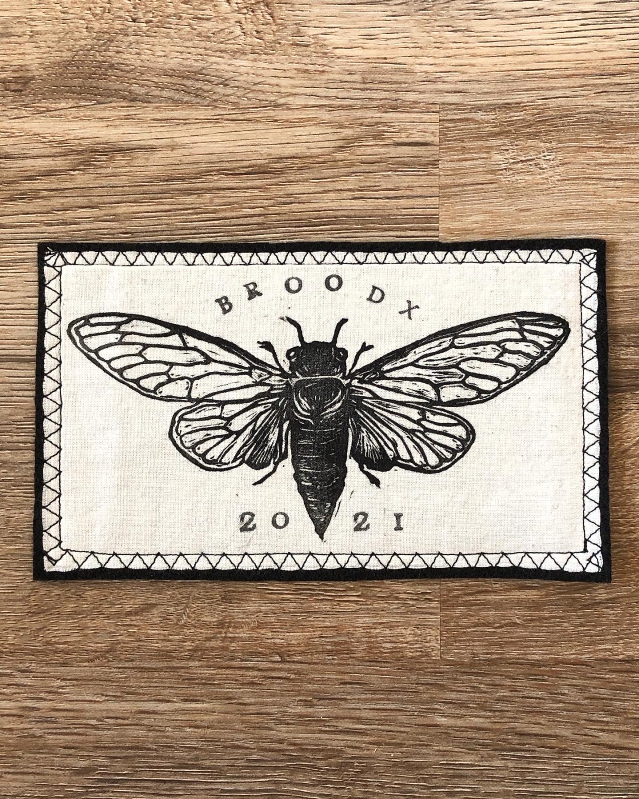 Cicada Love Songs Embroidery Brood X