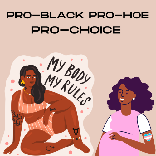 In our Womanist village, we practice self determination, and we will protect Black pregnant people’s