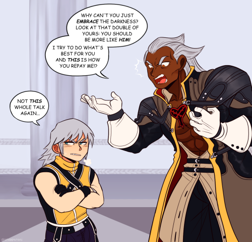 mushroom-winners-proof: personally My Favorite dynamic in kh is ansem and riku but specifically in a