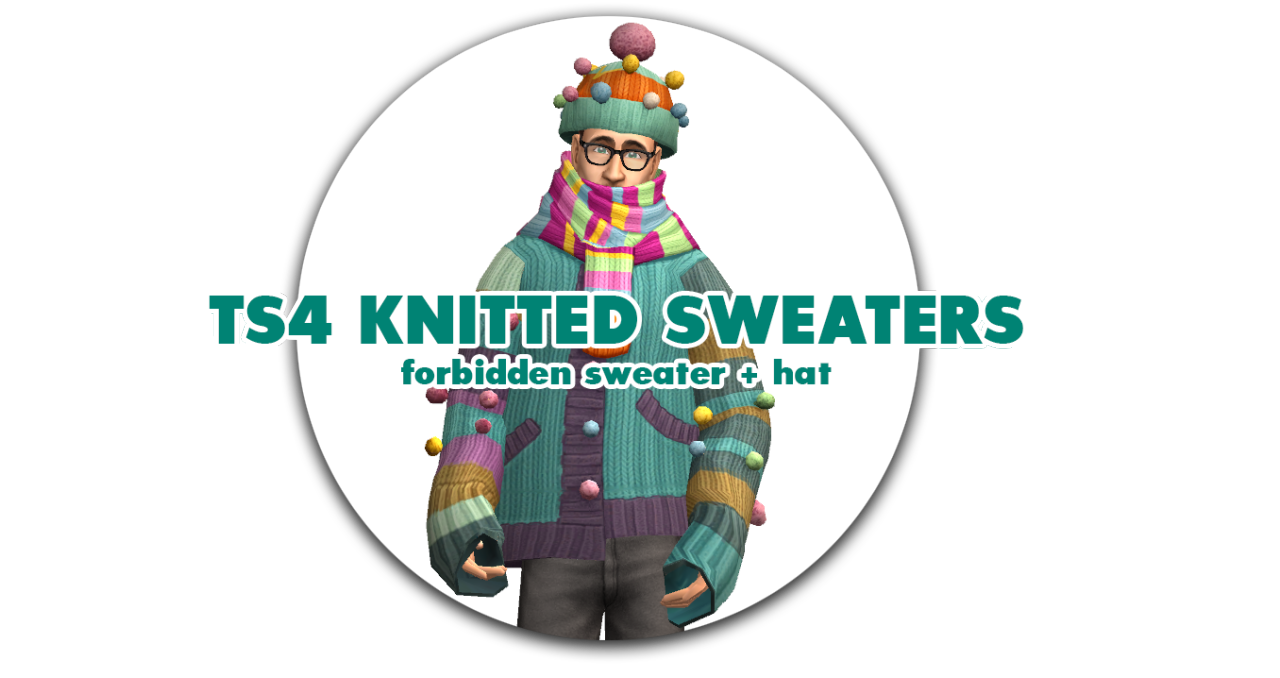 TS2 4t2 Sancta Sanctorum - TS4 KNITTED SWEATERS The meshes and fixed versions...