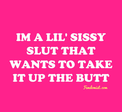 topdaddy4sissies:  fem-sissy:  Sissy Butt Slut Listing Check out everyone that has liked and/or reblogged this to find out who the real sissy butt sluts are.   Top daddy looking for a sissy!  