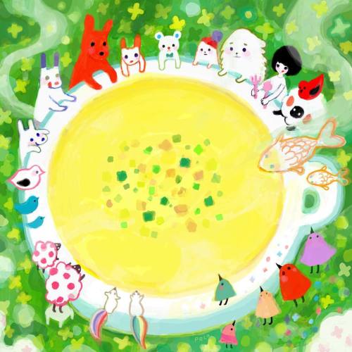 nemuiro:春のスープ＊spring soup