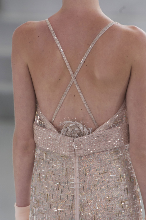 fashionsprose: Details at Chanel Couture S/S 2014