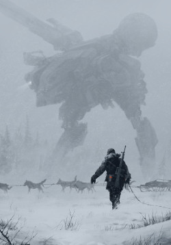 rhubarbes:  ArtStation - MGS - Gray monster, by Jakub RozalskiMore on RHB_RBS  Looks kinda like a horizon zero dawn enemy