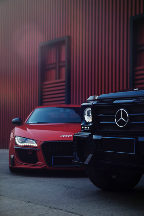 dolce-vita-lifestyle: caesared:  G55 X R8  LDV 