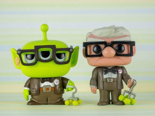 April #FunkoPhotoADay challenge Day 2: National Lookalike Day #pixar #up #alienremix #funko #funkopo