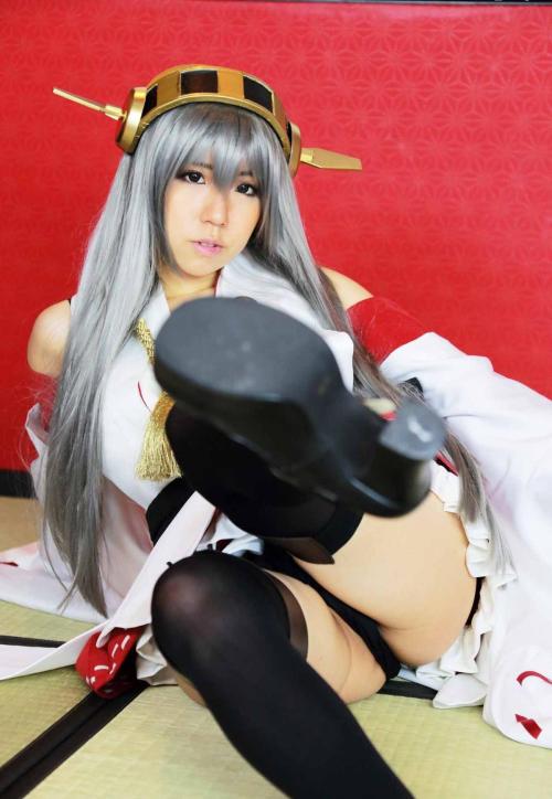 XXX Kantai Collection - Haruna 1 More Cosplay photo