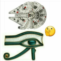 wit-expansion:Artifacts and art from South America above and below.❤🎨 Clockwise from right : An Olmec statue, a South American artifact and sentinels art from Xmen. ❤ Dragon Ball Z❤❄ ❤The Millennium Falcon from Star Wars vs The Eye of Horus