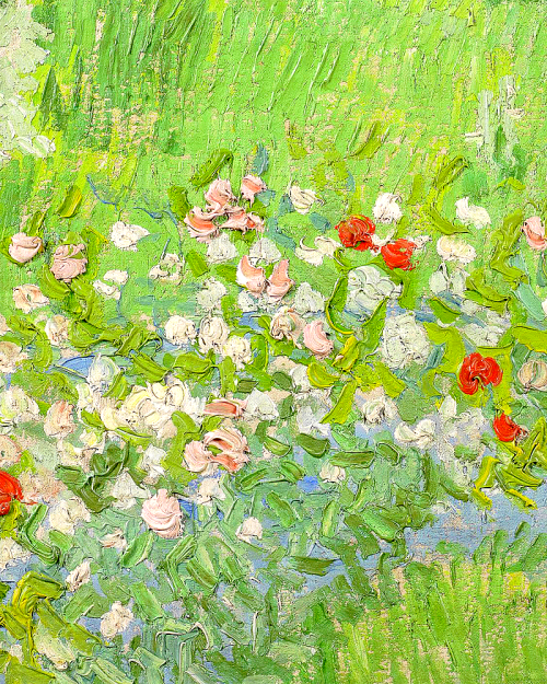 arsantiquis:  Vincent van Gogh - Daubigny’s Garden (detail). 