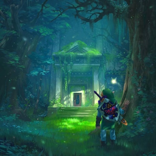 retrogamingblog:Ocarina of Time Temples by Tom Garden