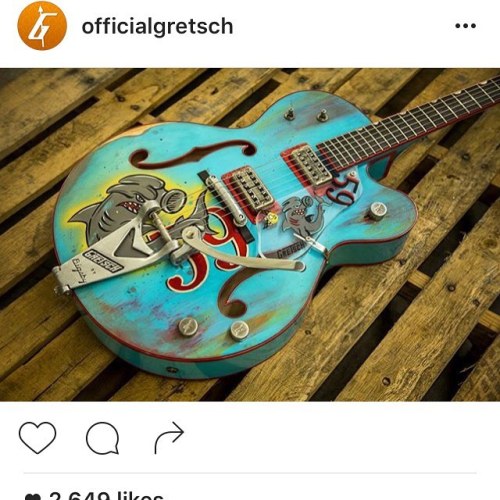 More of my guitars on the official Gretsch page - thanks for sharing @officialgretsch #customshop #c