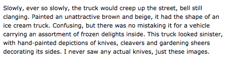 leafcrunch:  londo-mollari:  Look at this article I just found when I googled knife sharpening trucks  the fear is known