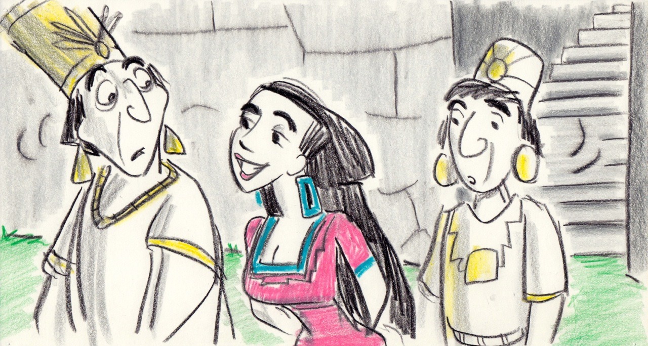 barryjohnson77:  A few of my story sketches from Kingdom of the Sun…which later