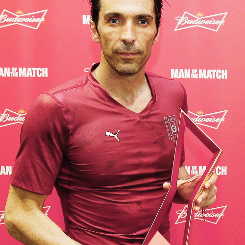 leosmessi: Italy’s Gianluigi Buffon, Budweiser Man of the Match