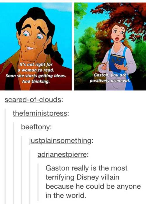 teenagecriminalmastermind:We all have our Gastons.