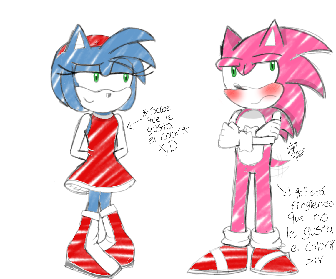 Sonamy/Silvaze Week 2021! — SonAmy week 2021 Day 01: Colors