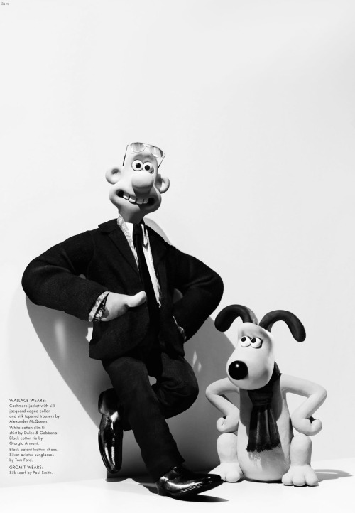 Read the descriptions. Dying of the adorable. &lsquo;Gromit wears: silk scarf by Paul Smith&rsquo;.