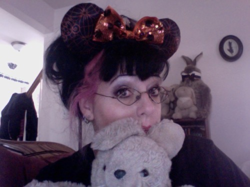 gothiccharmschool:  A HUGE thank  you to Meg Creelman (@MargretheRavn) for the delightful Halloween mouse ears from Disney!   