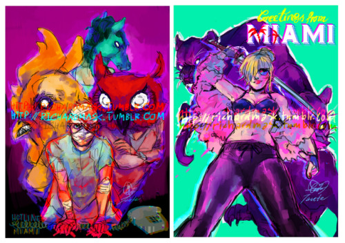 I’ve finally opened a preorder for my Hotline Miami sketchbook! Before anyone’s wonderin