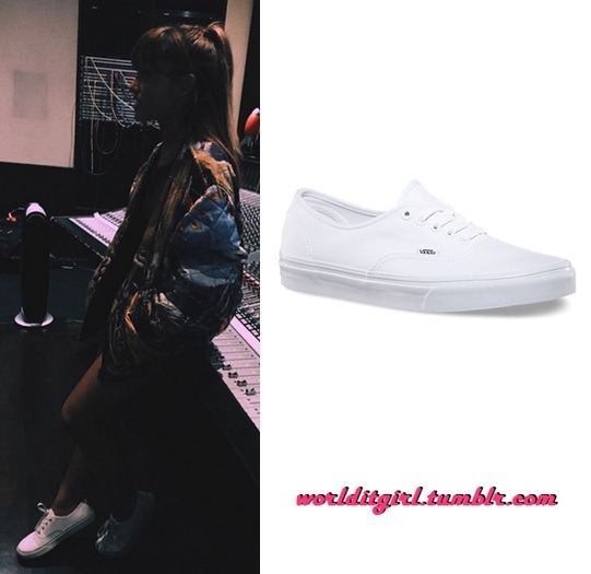 ariana grande wearing vans