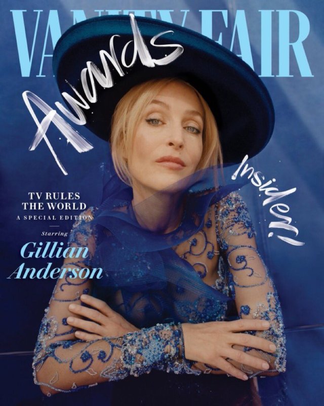 Gillian Anderson photoshoot for Vanity Fair, 2021 by Tom Craig