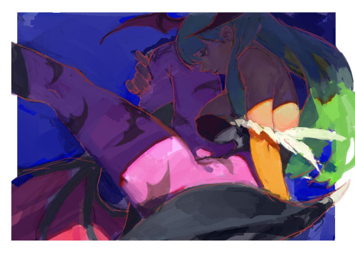 sakuu: FENGLIさんはTwitterを使っています 「fanart VampireSavior Morrigan lilith t.co/cfk8W7zpB9」 / Twit