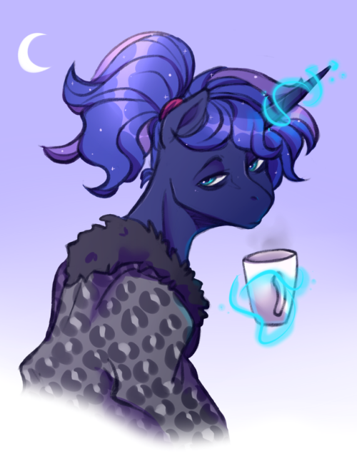 kiyu-123:Princess Luna is tired.