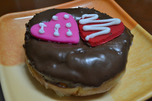 Valentine doughnut from Go Nuts Donuts.