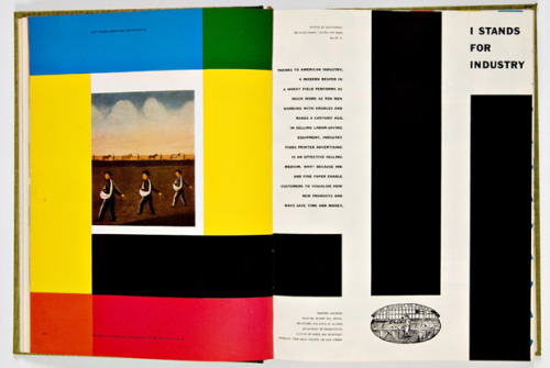 Bradbury Thompson, artwork for Westvaco, early 1960s. More to see: Design Quixotic