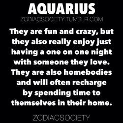 zodiacsociety:  Aquarius Facts: They are