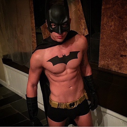 officialgaygeeks: Found this on Tumblr. Hot batman! — Get the Fantastic Four/Pokemon mashup ht