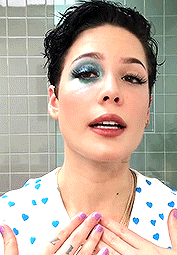 queenofbadlands: Halsey + favourite makeup looks | part 1