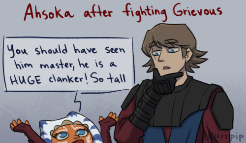 kurrpip:Anakin forgets that Ahsoka is smol