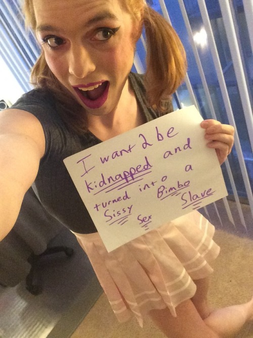 transsissy4kidnapping:Sissy Slut Lilly, or should I say, James Andrew Rice wants to be exposed and h