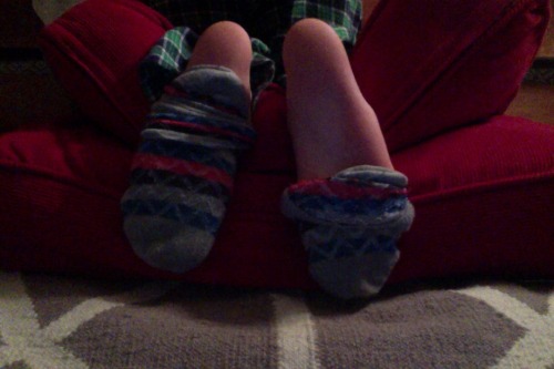 My favorite part of the night is stripping off my stinky, worn socks and letting my soles breathe :)