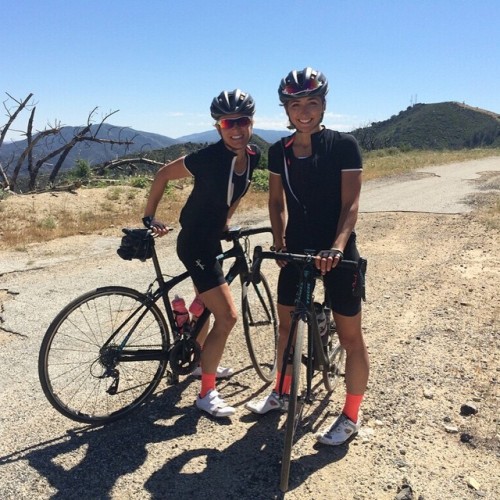 youcantbuyland: Queens of the Mountain with @lauraomeara #raphaprestige #rplosangeles Those smiles 