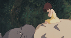 fasterpussycatgifgif:  Everything I know about cheering up people, I learned from Totoro. 
