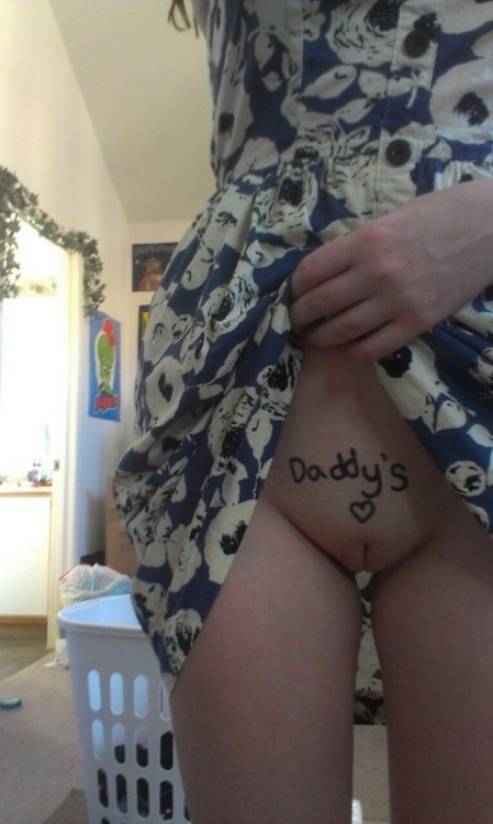 daddysgoodlittlesubslut:  mentordom2:  alphadaddydom:  Now. That. Is. Sexy. ~Daddy  ;-)  So going to do this!!! ( with permission…w/ A washables…lol 