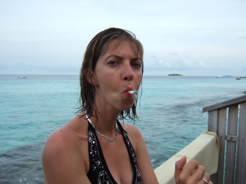 very sexy wife cork smoker dam hot enjoy my friends ! ! if anyone has more add to this post or send 