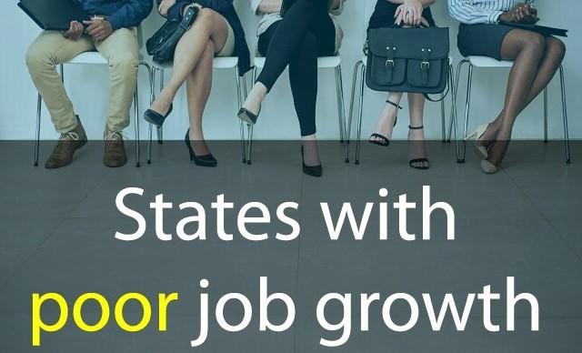worst states for jobs