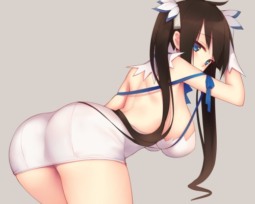 alohattlove:  ass dress dungeon ni deai wo motomeru no wa machigatteiru darou ka hestia (dungeon) jpeg artifacts no bra suisai. | #316751 | yande.re