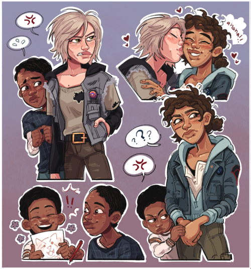 spacedlexi:just two girlfriends and their adopted boys who are best friends