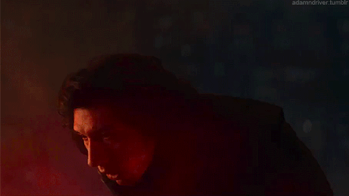 adamndriver:  Adam Driver as Kylo Ren before and after digital effects (x)