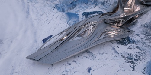 cubebreaker:Sergiu-Radu Pop designed the Transformable Antarctic Research Facility to mimic its jagg