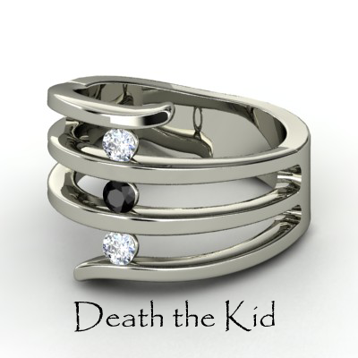the-soul-eater-alchemist:  gumgum-natsu-ramen:  the-soul-eater-alchemist:  I redesigned their rings.  shouldn’t death he kid’s be symmetrical?  You are officially the tenth person to say that. Here is your answer I don’t care. 