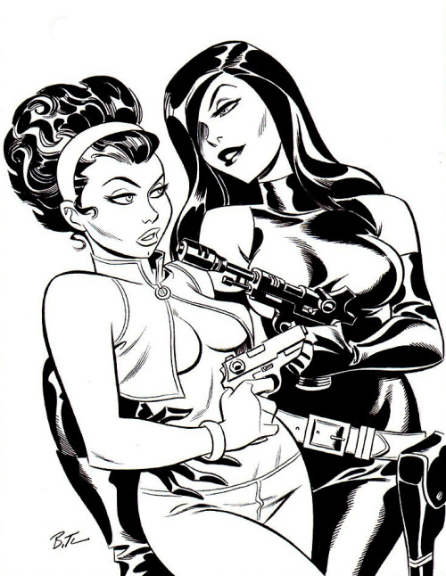 vitazur:  Bruce Timm - Madame Hyrda and the countess 